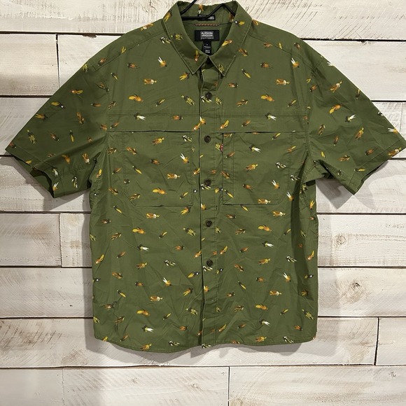 Duluth Pack Other - Alaskan Hardgear Mens Large Duluth Trading Untucked Button Shirt Fly Fishing Lrg